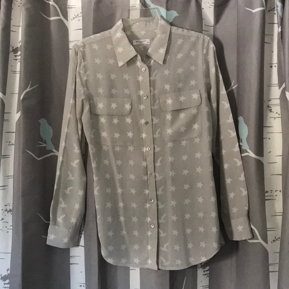 Equipment Signature Button-Down Flap-Pocket Shirt